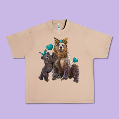 Mama Bear And Baby Bear Urban Heavy Tee Designed By Artiststas