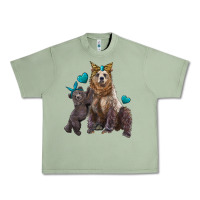 Oil Green mama bear and baby bear Urban Heavy Tee - Artiststas