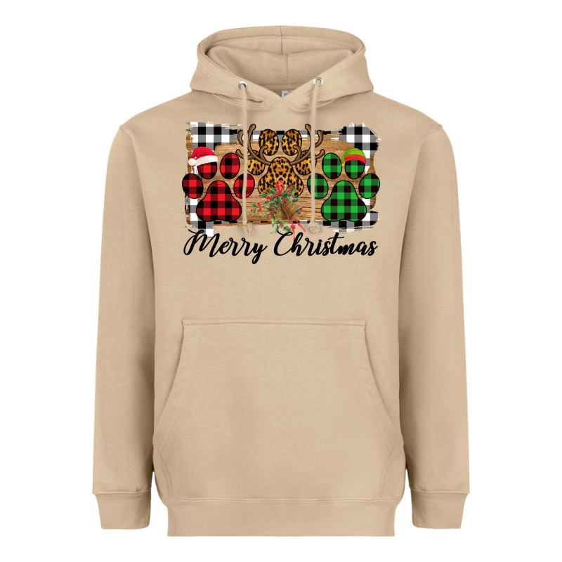Merry Christmas Paws Heavyweight Hoodie by Bettercallsaul | Teevron