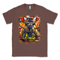 Chestnut firefighter axe and ladder Classic Tee - LillyAllenDesigns