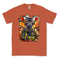 Copper firefighter axe and ladder Classic Tee - LillyAllenDesigns