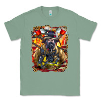 Sage firefighter axe and ladder Classic Tee - LillyAllenDesigns
