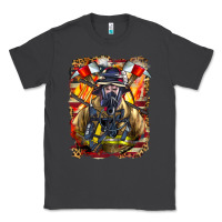 Smoke firefighter axe and ladder Classic Tee - LillyAllenDesigns