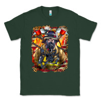 Sports Green firefighter axe and ladder Classic Tee - LillyAllenDesigns