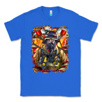 True Royal firefighter axe and ladder Classic Tee - LillyAllenDesigns