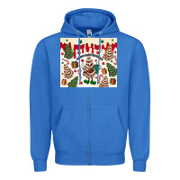 True Royal Boojee Christmas cake Zipper Hoodie - MaliasSmallBusiness