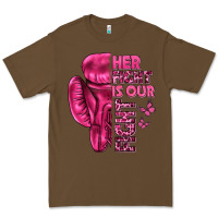 Cacao Her Fight Is Our Fight Cancer Premium Tee - texasbilliewilder
