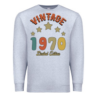 Heather Grey Vintage 1970 Limited Edition Premium Sweatshirt - Bettercallsaul