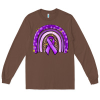 Chestnut awerenes ribbon  rainbow Long Sleeve Tee - MaliasSmallBusiness