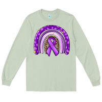 Matcha awerenes ribbon  rainbow Long Sleeve Tee - MaliasSmallBusiness