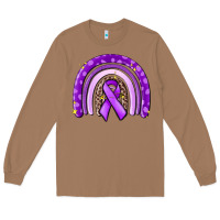 Toasted Coconut awerenes ribbon  rainbow Long Sleeve Tee - MaliasSmallBusiness