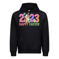 Black 2023 Happy Easter Urban Hoodie - CowGirlArtShop