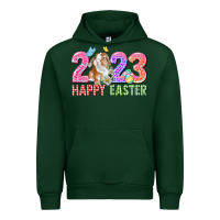 Forest Green 2023 Happy Easter Urban Hoodie - CowGirlArtShop