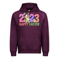 Mauve Wine 2023 Happy Easter Urban Hoodie - CowGirlArtShop