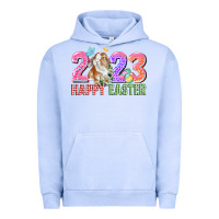 Pigment Grape Ice 2023 Happy Easter Urban Hoodie - CowGirlArtShop