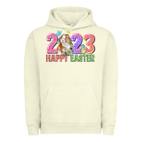 Pigment Pistachio 2023 Happy Easter Urban Hoodie - CowGirlArtShop