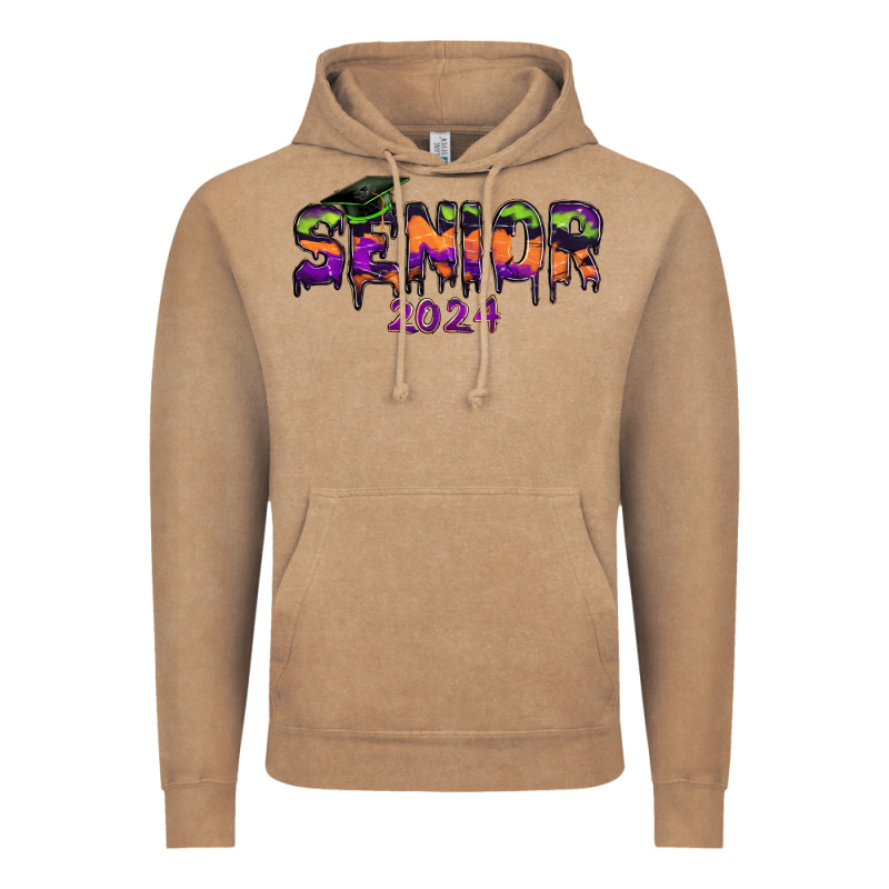 Senior 2024 Halloween Vintage Hoodie by RanaPortraitStore | Teevron