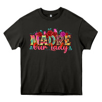 Asphalt madre our lady Heavy Core Tee - texasbilliewilder