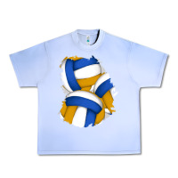 Grape Ice volleyball patch Urban Heavy Tee - AdoDesignShop