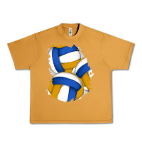 Peanut Butter volleyball patch Urban Heavy Tee - AdoDesignShop