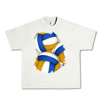 Pistachio volleyball patch Urban Heavy Tee - AdoDesignShop