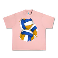 Salmon volleyball patch Urban Heavy Tee - AdoDesignShop