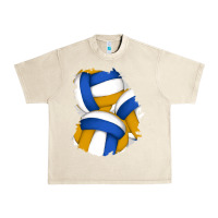 Sandshell volleyball patch Urban Heavy Tee - AdoDesignShop