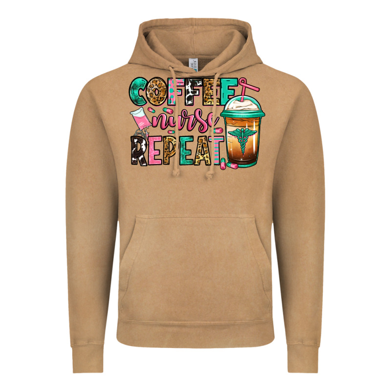 Nurse Coffee Repeat Vintage Hoodie by Jasminsmagicworld | Teevron