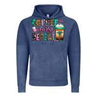 Vintage Denim nurse coffee repeat Vintage Hoodie - Jasminsmagicworld