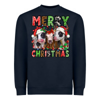 Navy merry christmas heifers Heavyweight Sweatshirt - Jasminsmagicworld