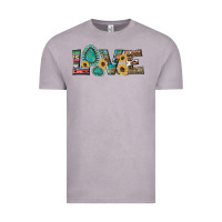 Vintage Zinc western gemstone sunflowers serape leopard turquoise love Vintage Tee - Artiststas