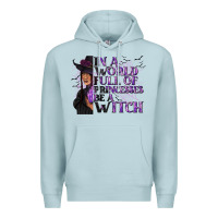 Blue Mist In a World Full of Princesses Be a Witch Premium Hoodie - texasbilliewilder