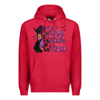 Cardinal In a World Full of Princesses Be a Witch Premium Hoodie - texasbilliewilder