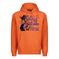 Carrot In a World Full of Princesses Be a Witch Premium Hoodie - texasbilliewilder