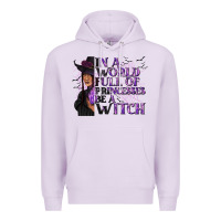 Lilac In a World Full of Princesses Be a Witch Premium Hoodie - texasbilliewilder