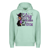 Seafoam In a World Full of Princesses Be a Witch Premium Hoodie - texasbilliewilder