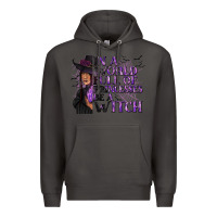 Smoke In a World Full of Princesses Be a Witch Premium Hoodie - texasbilliewilder