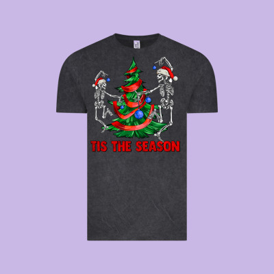 Tis The Season Vintage Tee Designed By Adodesignshop