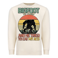 Sandshell Bigfoot is real and he tried to eat my ass Premium Sweatshirt - Bettercallsaul
