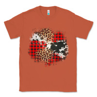 Copper leopard cowhide Christmas plaid patches Classic Tee - Jasminsmagicworld