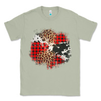 Matcha leopard cowhide Christmas plaid patches Classic Tee - Jasminsmagicworld