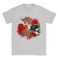 Moon Dust leopard cowhide Christmas plaid patches Classic Tee - Jasminsmagicworld
