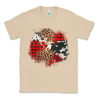 Mushroom leopard cowhide Christmas plaid patches Classic Tee - Jasminsmagicworld