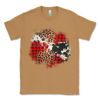 Toasted Coconut leopard cowhide Christmas plaid patches Classic Tee - Jasminsmagicworld