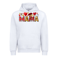 White Valentine's Day Mama Mother's Day Urban Hoodie - HowdyJamesFarm