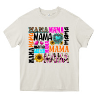 Cream mama gemstone sunflower Heavy Core Tee - texasbilliewilder