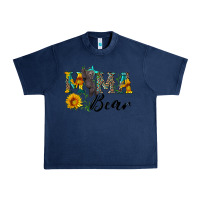 Navy blue mama bear with cute bear Urban Heavy Tee - Artiststas