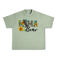 Blue Mama Bear With Cute Bear Urban Heavy Tee | Teevron