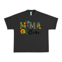 Pigment Black blue mama bear with cute bear Urban Heavy Tee - Artiststas