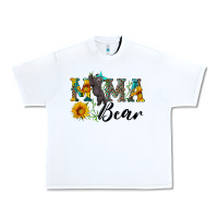 White blue mama bear with cute bear Urban Heavy Tee - Artiststas